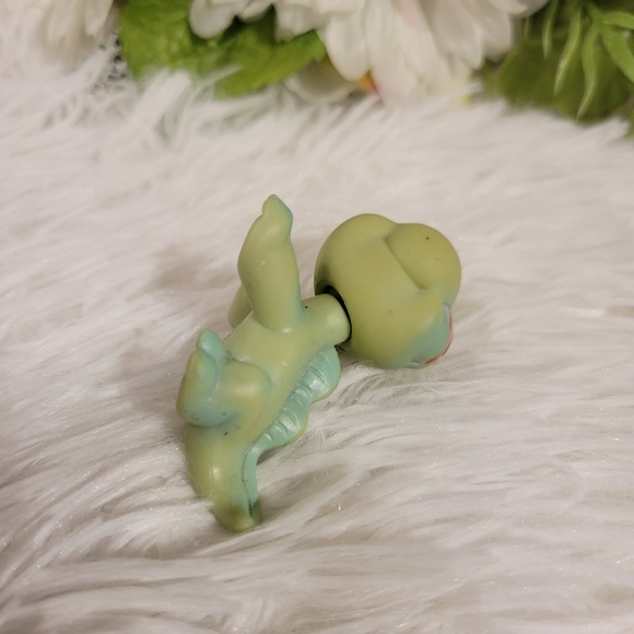 2/$10 Littlest Pet Shop Authentic LPS #29 Green Iguana Lizard Brown Eyes - Picture 9 of 12